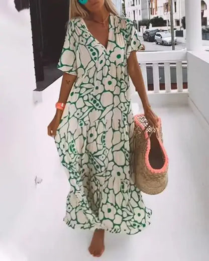 Georgiana - Relaxed summer dress with flowers