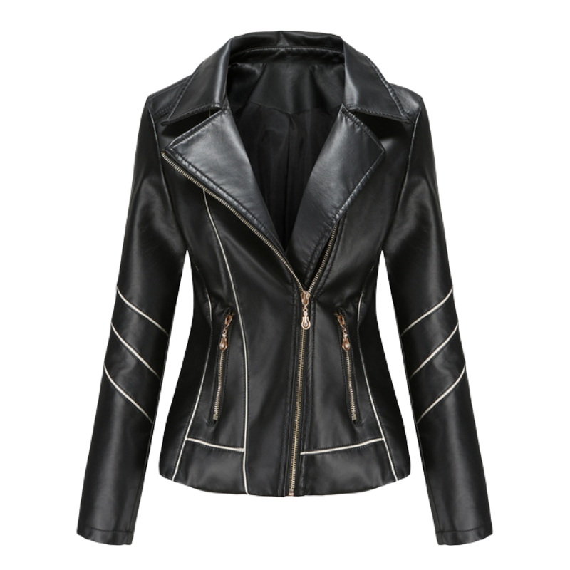 HANNIE - Stylish leather jacket