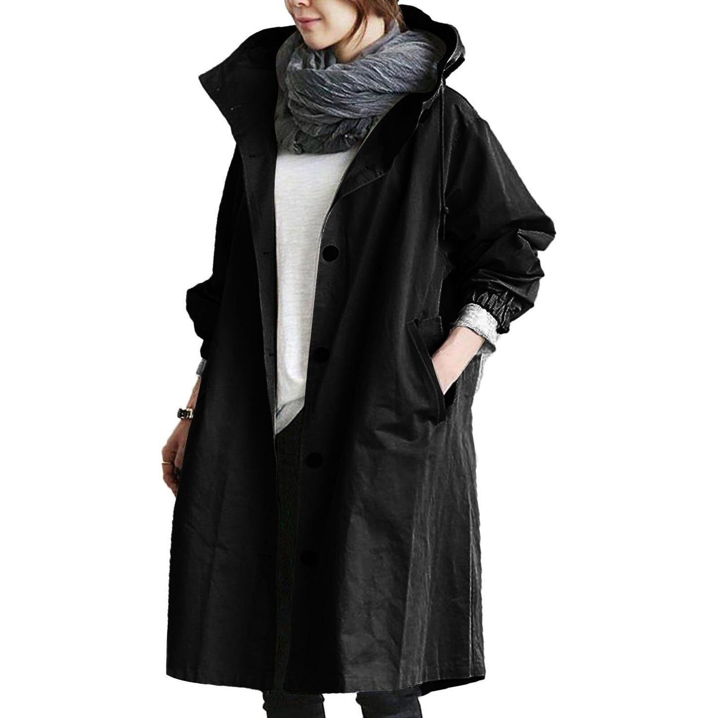 ADALEE - Women's Long Waterproof Raincoat