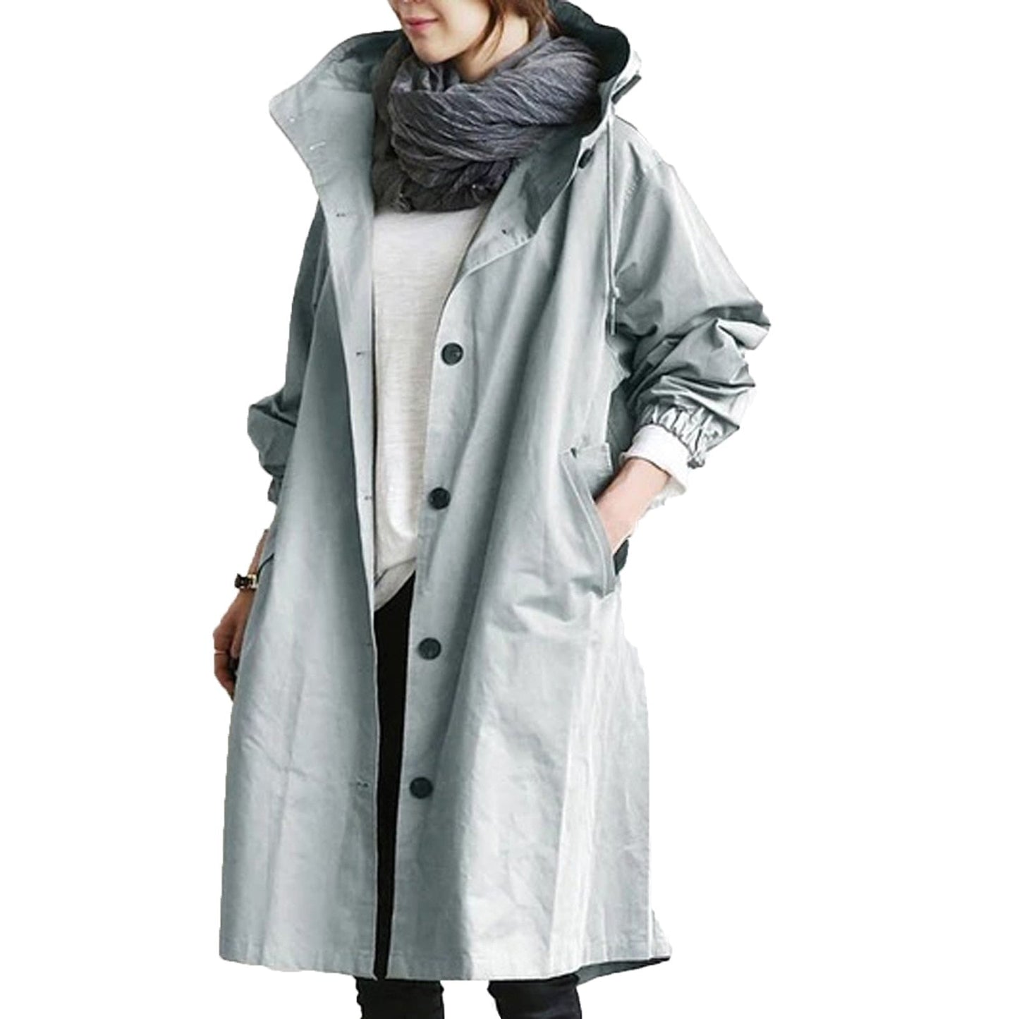 ADALEE - Women's Long Waterproof Raincoat