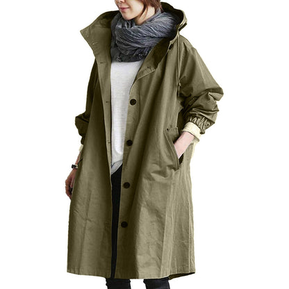 ADALEE - Women's Long Waterproof Raincoat