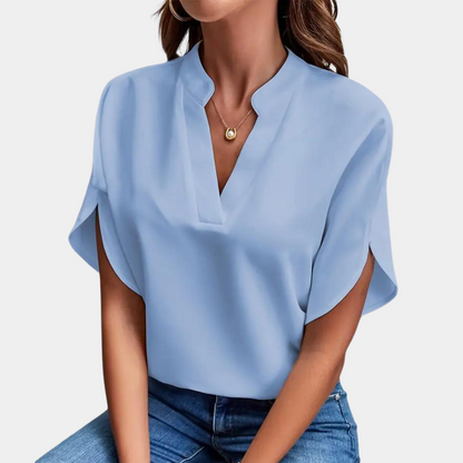 Aiva - Women's short sleeve blouse