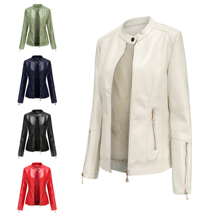 FRANICA - Stylish leather jacket