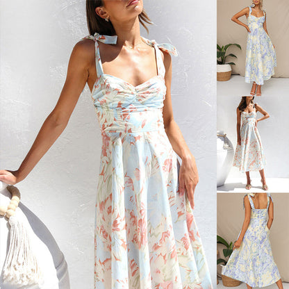 BRIA - Fashionable floral midi dress