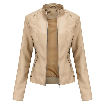 MILENA - Stylish leather jacket