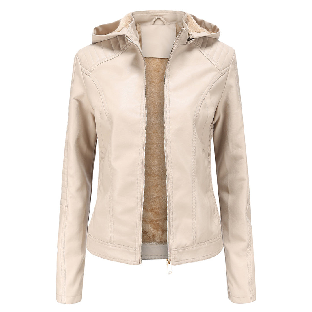 MIRJETE - Stylish leather jacket