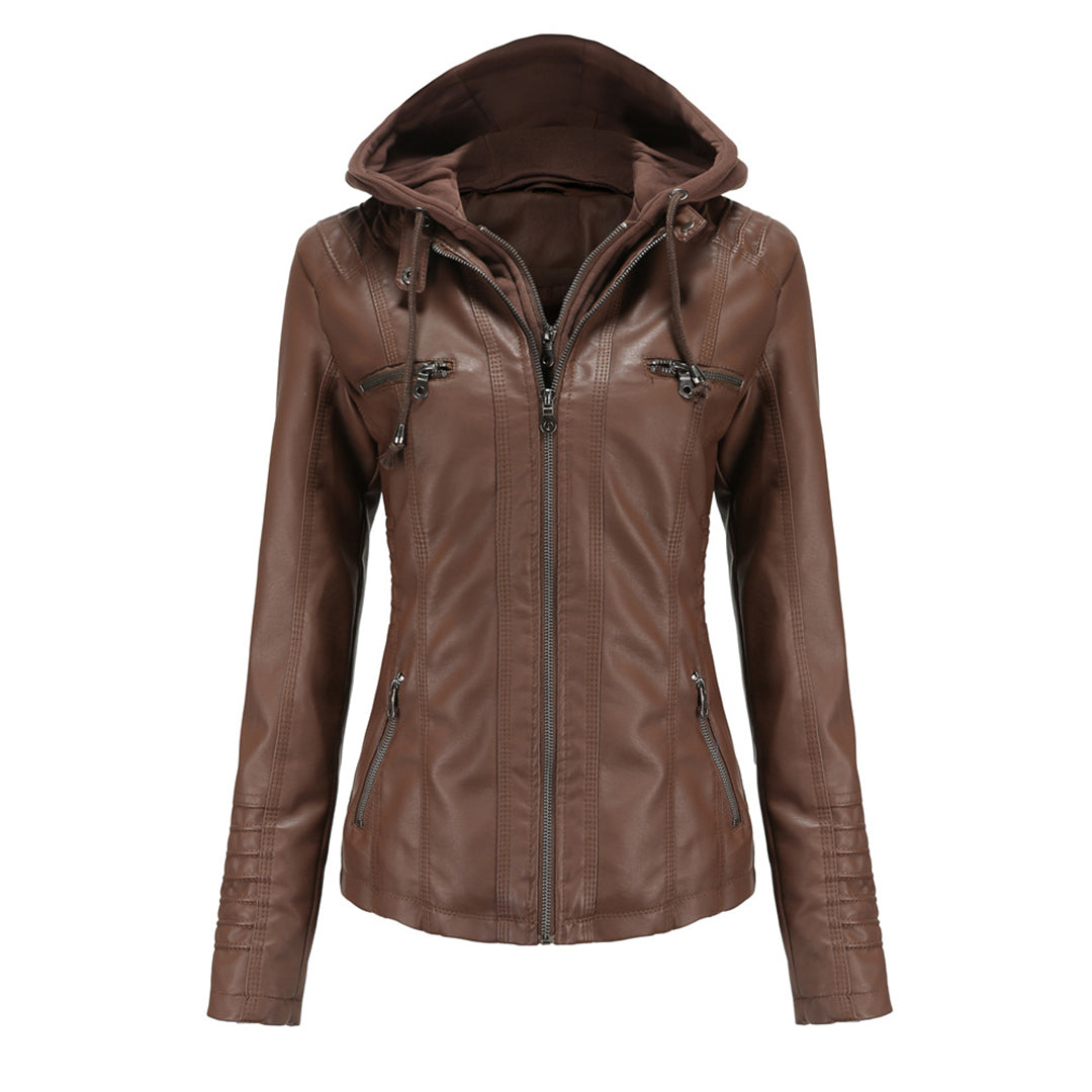 BARBARA - Leather jacket for women 