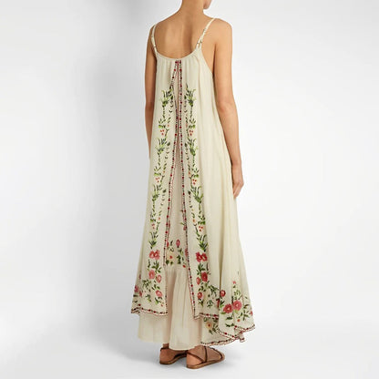 CARLY - Stylish layered maxi dress 