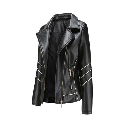 HANNIE - Stylish leather jacket