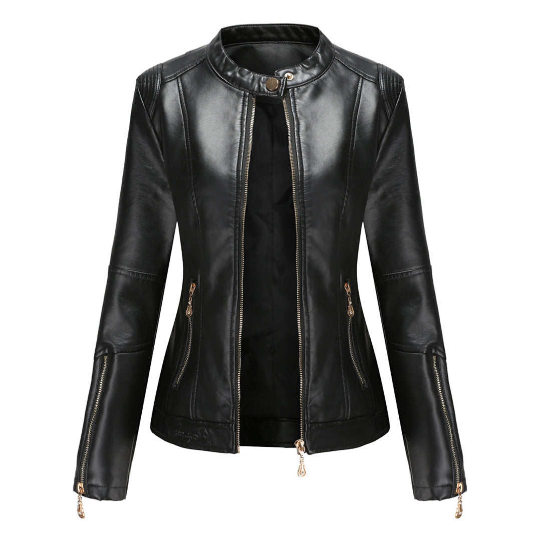 FRANICA - Stylish leather jacket