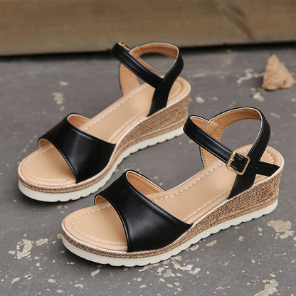 KIANA - Casual wedge heel sandals 