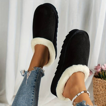 BRIDGET - Warm slippers with thick sole