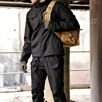 LOUIS - Hooded jacket and cargo pants set