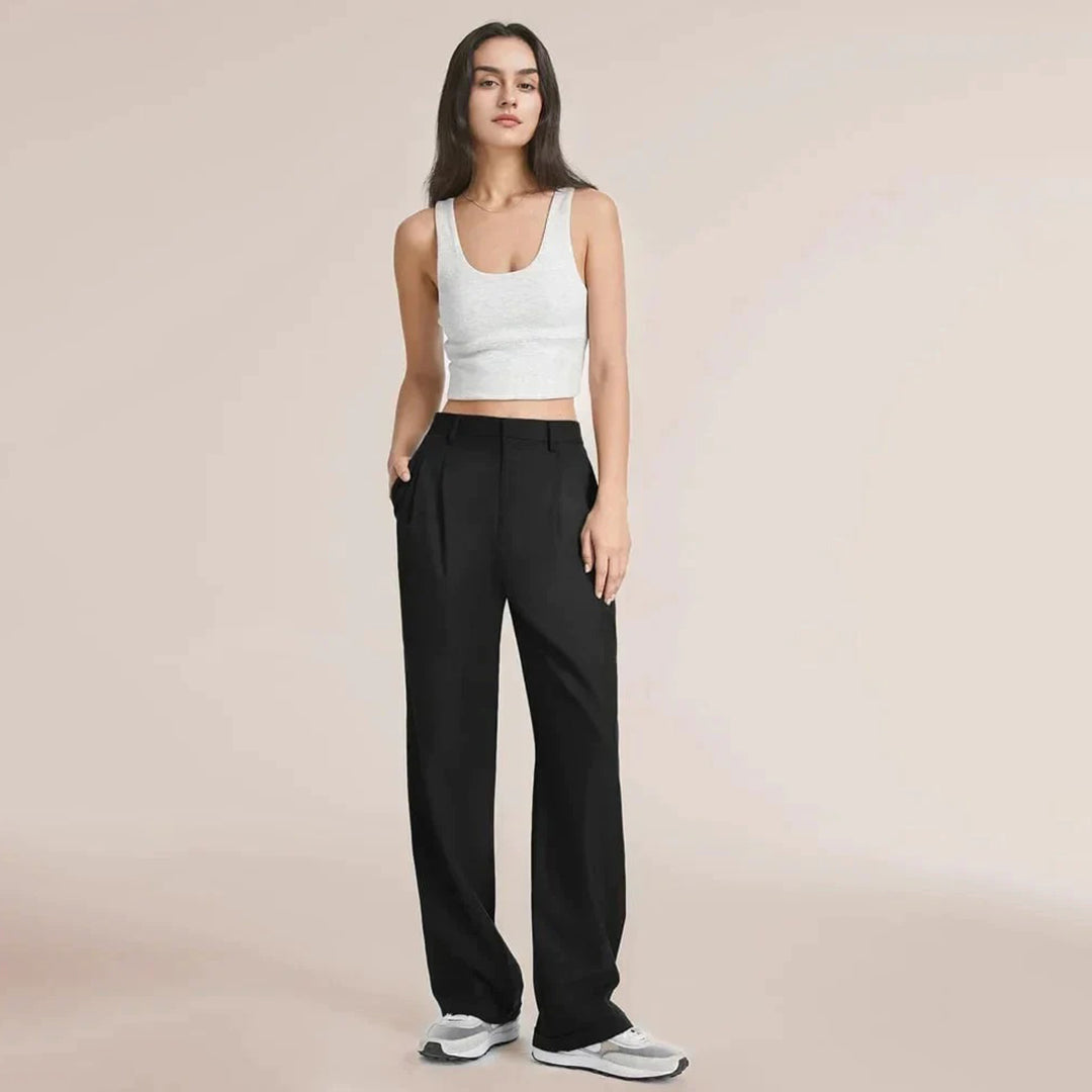 CELINA - High waisted trousers