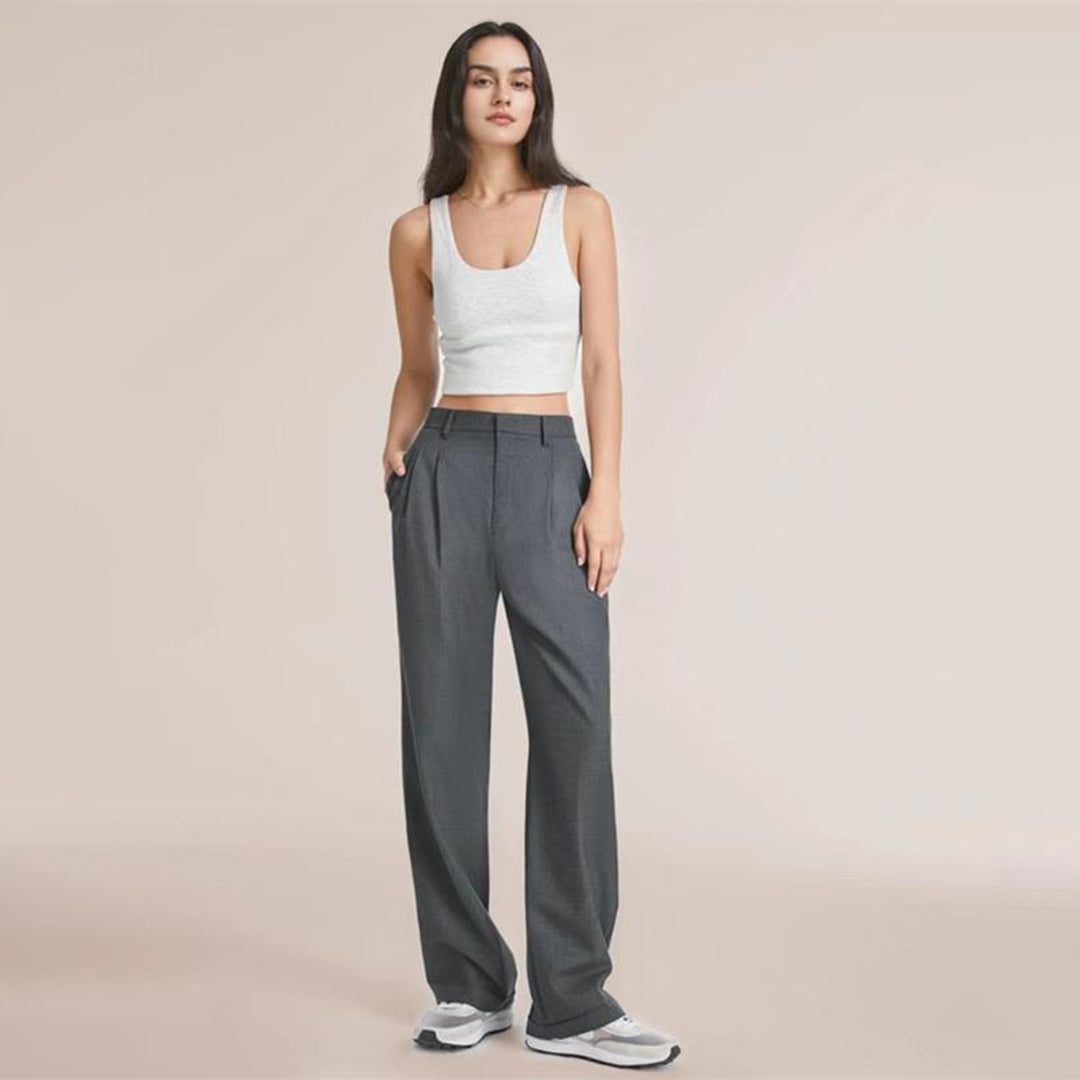 CELINA - High waisted trousers