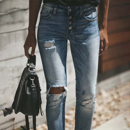 LISELOTTE - Women's ripped jeans