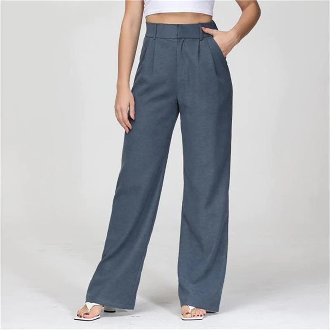 CELINA - High waisted trousers