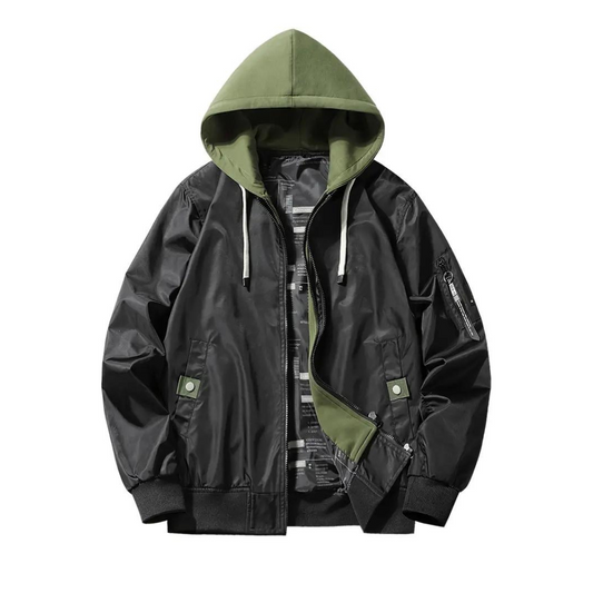 MACIEJ - Trendy hooded jacket for men