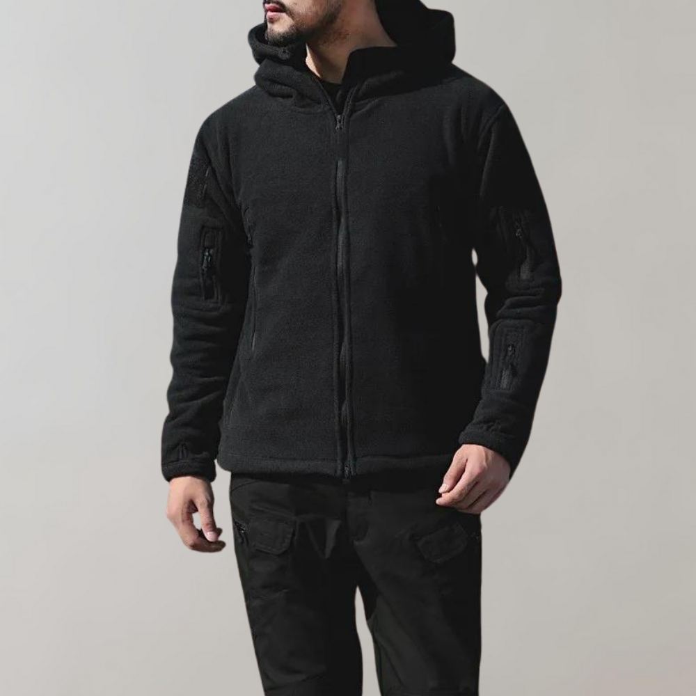 Mikael - Comfortable hooded jacket