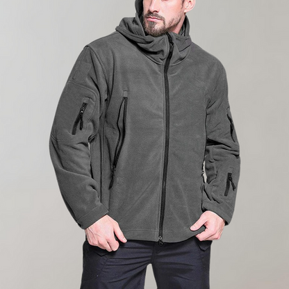 Mikael - Comfortable hooded jacket