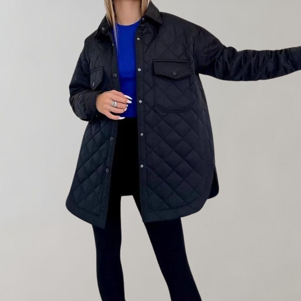 Lila - Stylish long ladies coat