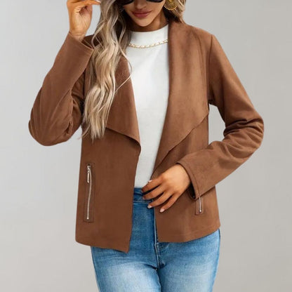 Maiuc - Stylish suede women's jacket