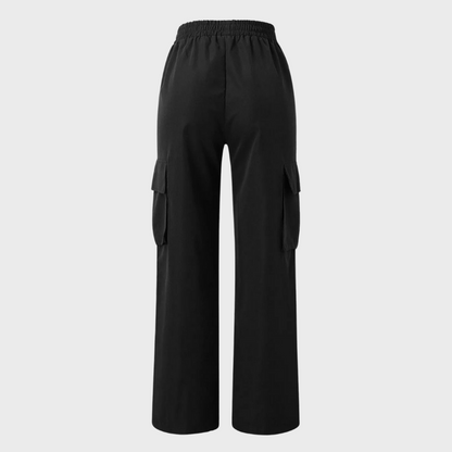 Marjo - Straight cut cargo pants for women