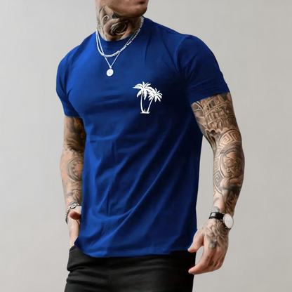 Lenn - Palm Tree Graphic Men's T-Shirt