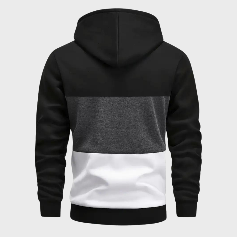 Moos - Colorblock hoodie for men