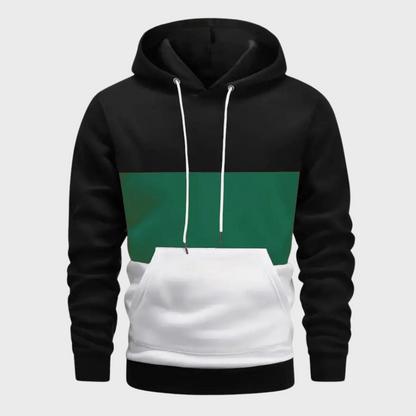 Moos - Colorblock hoodie for men