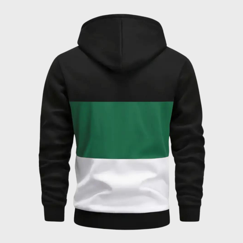 Moos - Colorblock hoodie for men