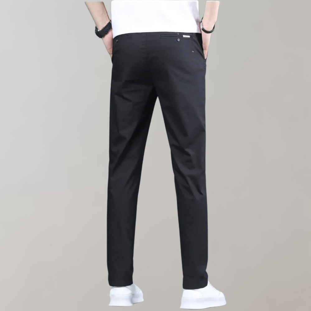 Villum - Stretch taille chino broek