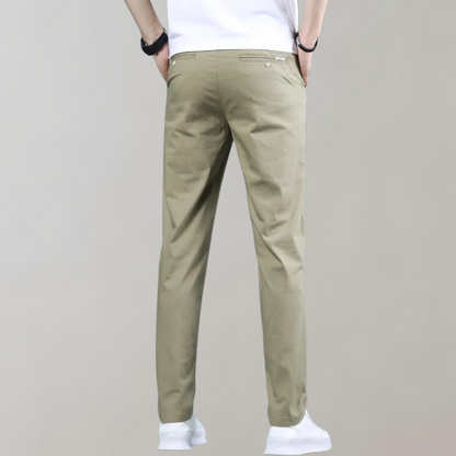 Villum - Stretch taille chino broek