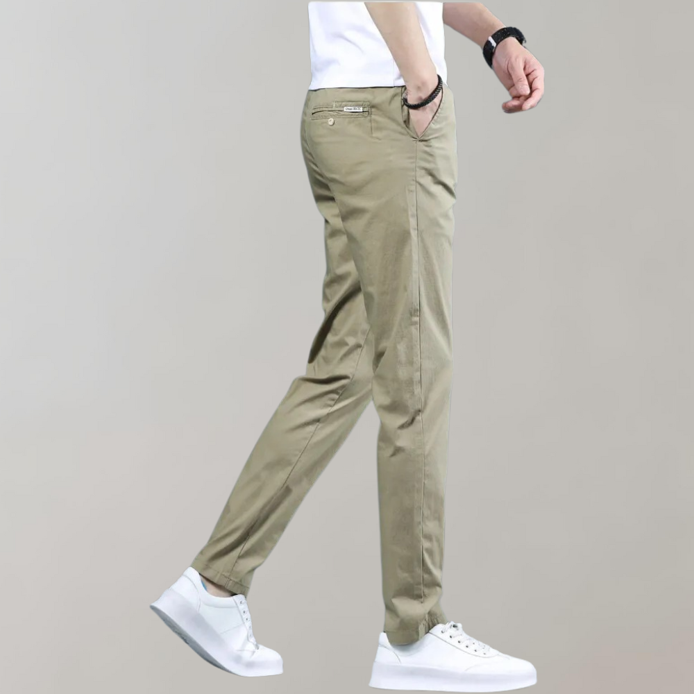 Villum - Stretch waist chino pants