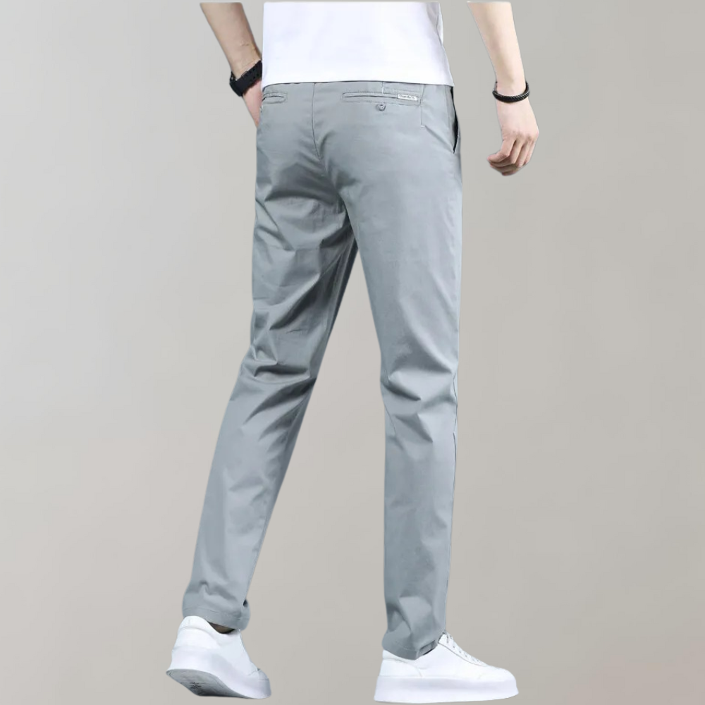 Villum - Stretch taille chino broek