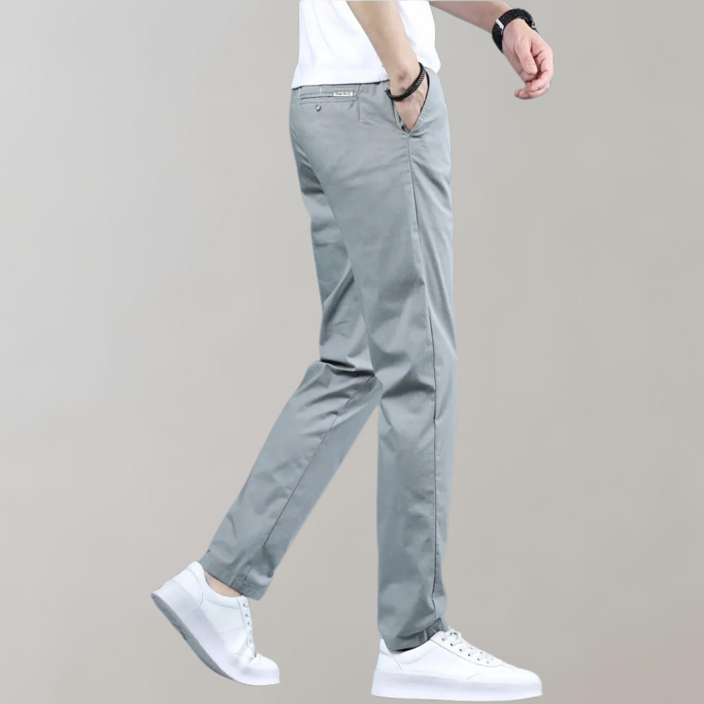 Villum - Stretch taille chino broek