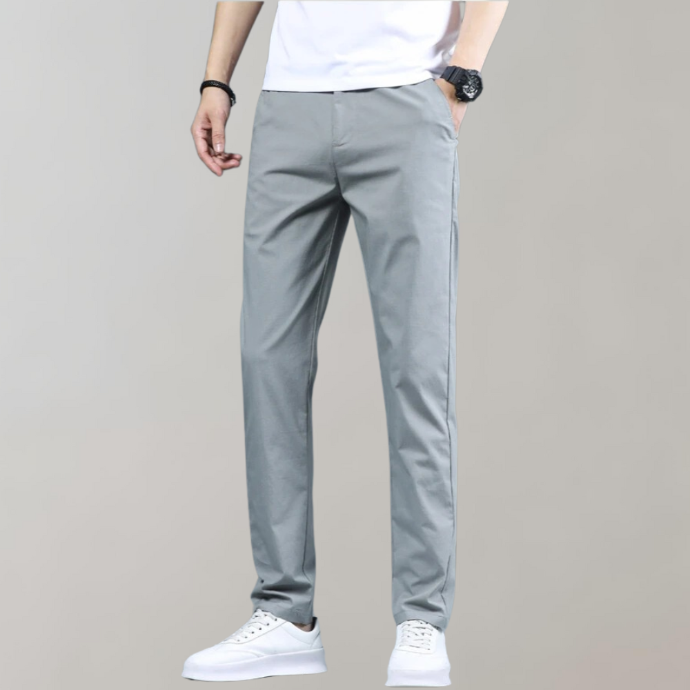 Villum - Stretch taille chino broek