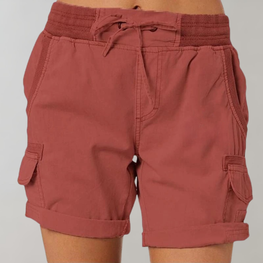 Dorthea - Women's high waisted shorts