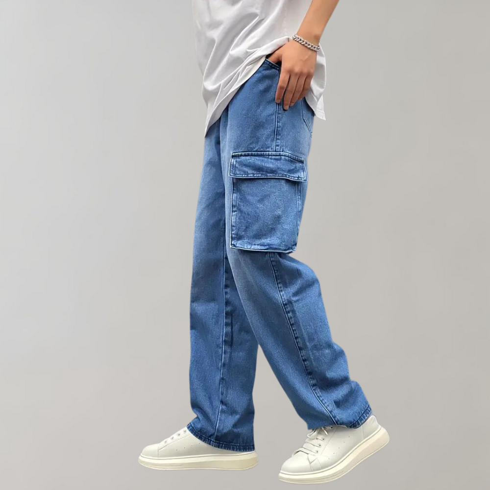 Hjalte - Cargo pants with multiple pockets