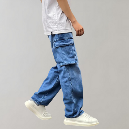 Hjalte - Cargo pants with multiple pockets