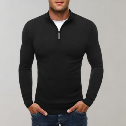 Fredrik - Warm men's sweater with zipper