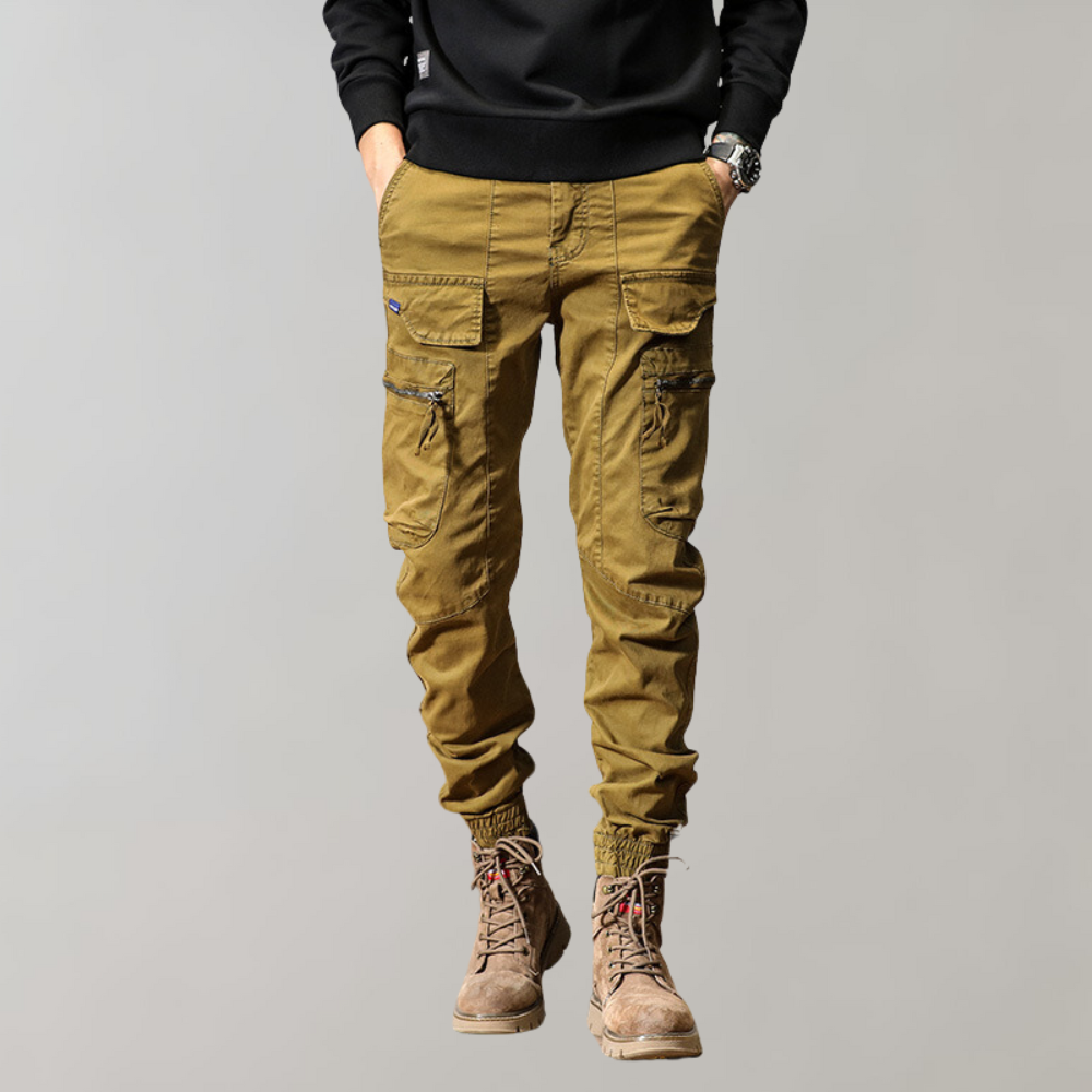 Leif - Men's cargo pants with flap pockets