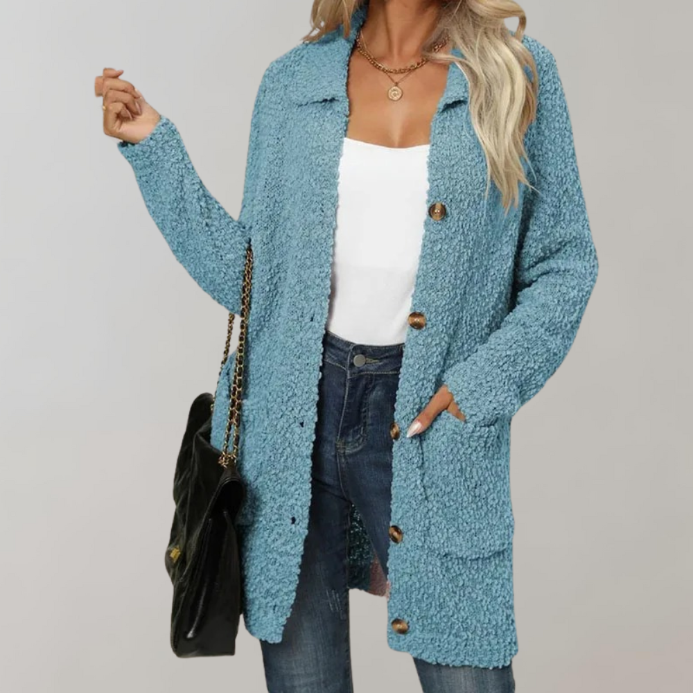 Branka - Stylish women's cardigan with pockets