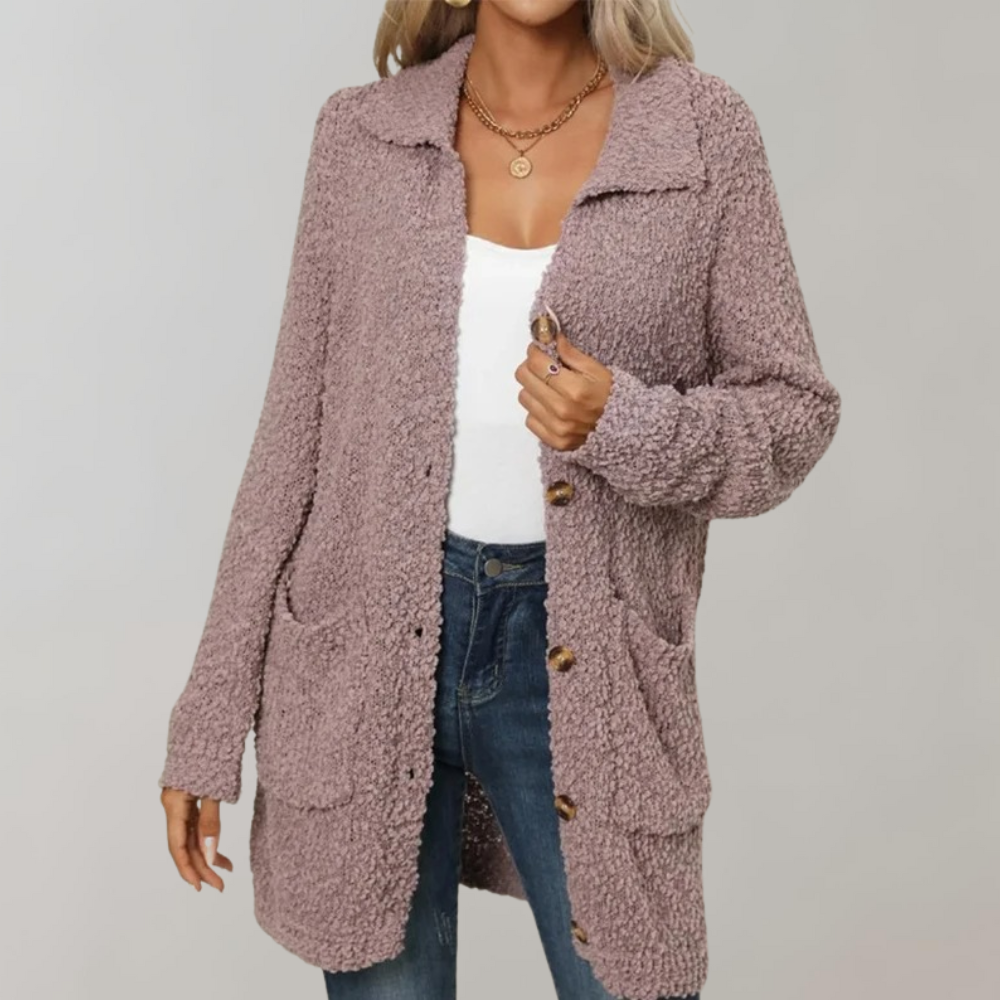 Branka - Stylish women's cardigan with pockets