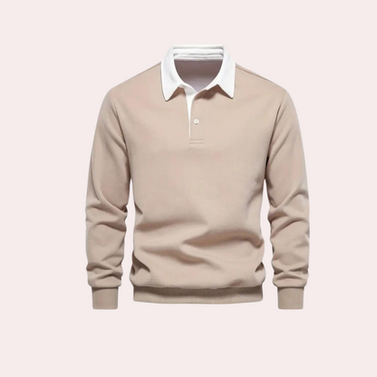 Sverre - Casual men's long sleeve shirt