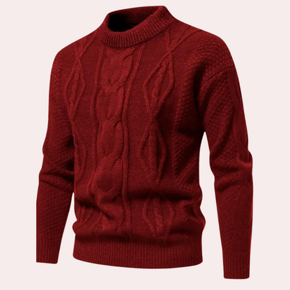 Torkel - Warm knitted men's sweater