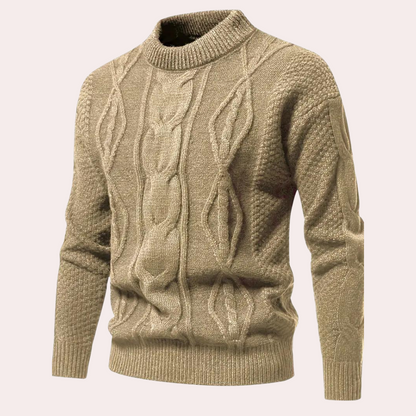 Torkel - Warm knitted men's sweater