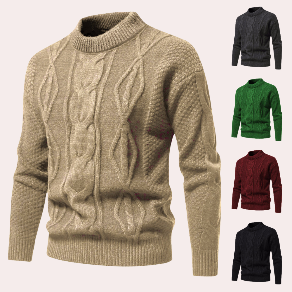 Torkel - Warm knitted men's sweater