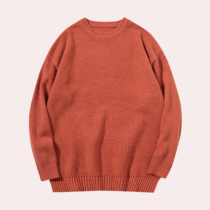 Trond - Casual men's sweater with round neck