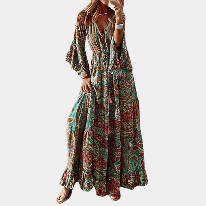 Agathe - Bohemian Long Dress for Women